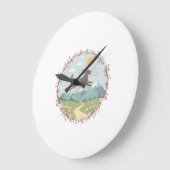 Runnig in Paradise ラージ壁時計 (傾斜)