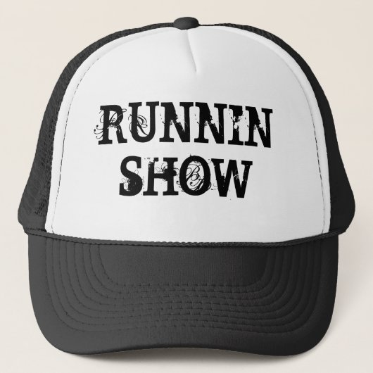 RUNNINショー キャップ (正面)