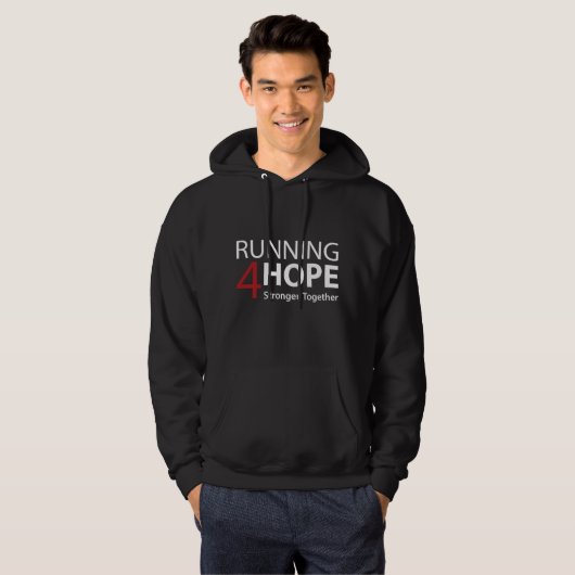 Running4Hope Stronger Together パーカ (正面フル)