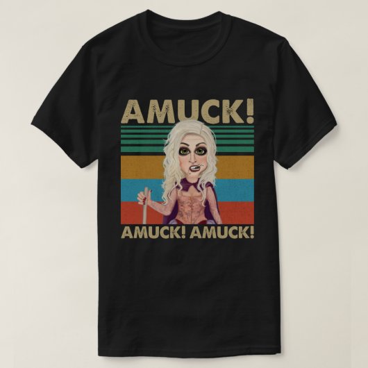 Running Amuck - The Witchy Call to Chaos Tシャツ (デザイン正面)