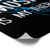 Running And Music Is My Therapy Headphones Design  ポスター (角)