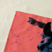 Running Black Horse ビーチタオル (インサイチュ)