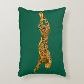RUNNING CHEETAH THROW PILLOW アクセントクッション (正面(垂直))