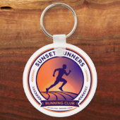 Running Club Sunset Runner Keychain キーホルダー (裏面)