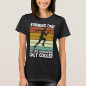 Running Dad  Marathon Runner Father's Day Coach Tシャツ (正面)