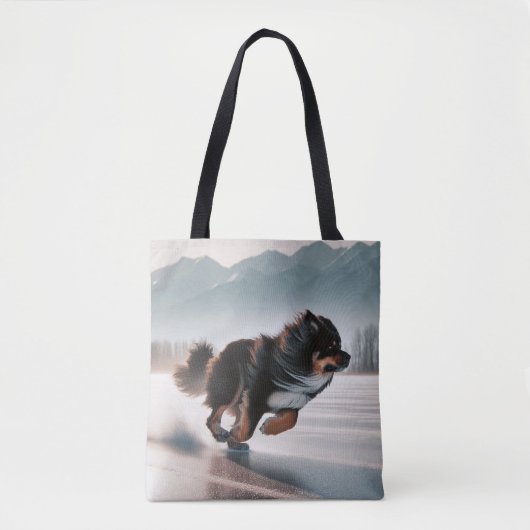 Running Dog Tote Bag トートバッグ (正面)