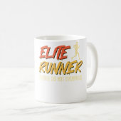 Running Elite Runner Please Do Not Pass Funny Mara コーヒーマグカップ (正面右)