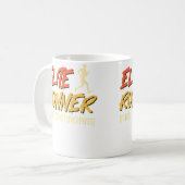 Running Elite Runner Please Do Not Pass Funny Mara コーヒーマグカップ (正面左)
