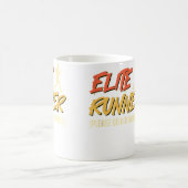 Running Elite Runner Please Do Not Pass Funny Mara コーヒーマグカップ (中央)