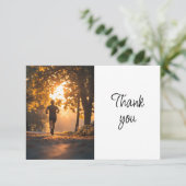 Running Event Marathon Volunteer Thank You サンキューカード (スタンド正面)