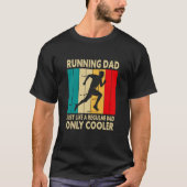 Running For Men Dad Marathon Runner Coach Marathon Tシャツ (正面)