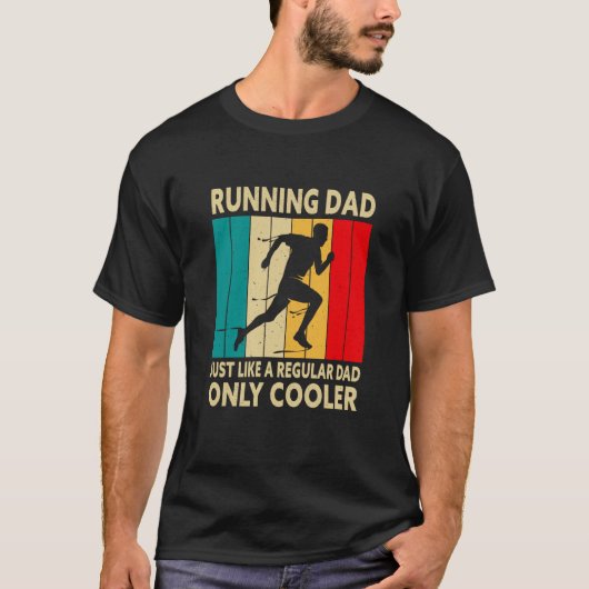 Running For Men Dad Marathon Runner Coach Marathon Tシャツ (正面)