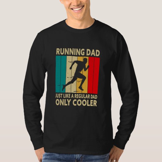 Running For Men Dad Marathon Runner Coach Marathon Tシャツ (正面)