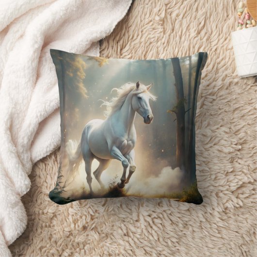Running Horse クッション (ブランケット)