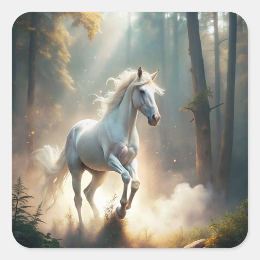 Running Horse スクエアシール (正面)