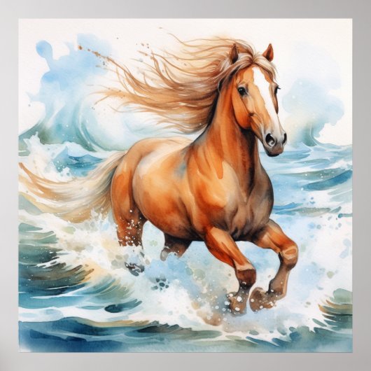 Running Horse ポスター (正面)