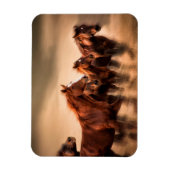 Running Horses マグネット (縦)