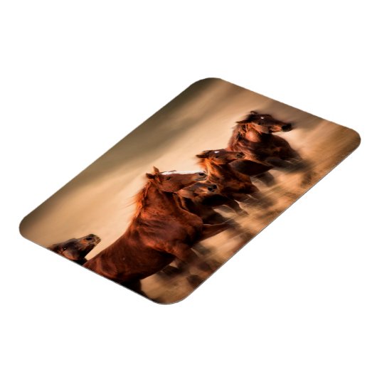 Running Horses マグネット (左側)