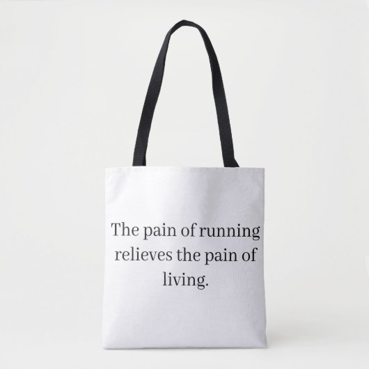 Running inspiration Tote Bag トートバッグ (正面)