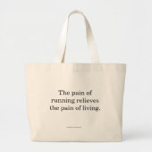 Running inspiration Tote Bag ラージトートバッグ (正面)