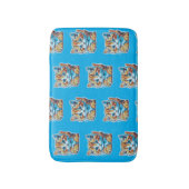 Running into orange kittens バスマット (正面縦)