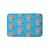 Running into orange kittens バスマット (正面)