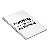 Running Is My Therapy ノートブック (右側)