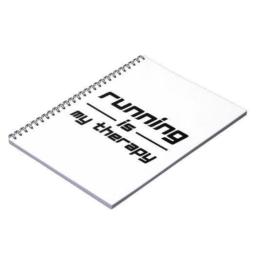 Running Is My Therapy ノートブック (左側)