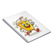 **Running Juice Cup Cartoon – Fun Street Drink Cha ノートブック (右側)