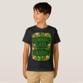 Running Late Is My Cardio Floral Funny Quote Gift  Tシャツ (正面フル)