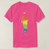 Running LGBTQ Pride Month for Runner or Jogger Rai Tシャツ (デザイン正面)