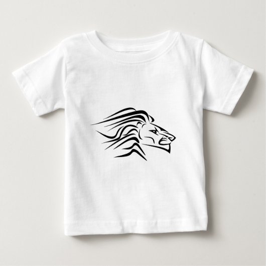 Running Lion Baby T-Shirt ベビーTシャツ (正面)