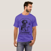 Running Low and Slow Dachshund Motorcycle Club Fun Tシャツ (正面フル)
