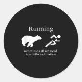 Running. Motivation  ラウンドシール (正面)