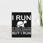 Running Motivation Turtle  カード (正面)