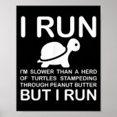 Running Motivation Turtle  ポスター (正面)