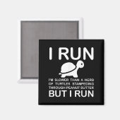 Running Motivation Turtle マグネット (正面/裏面)