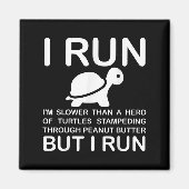 Running Motivation Turtle  マグネット (正面)