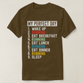 Running My Perfect Day Tシャツ (デザイン正面)