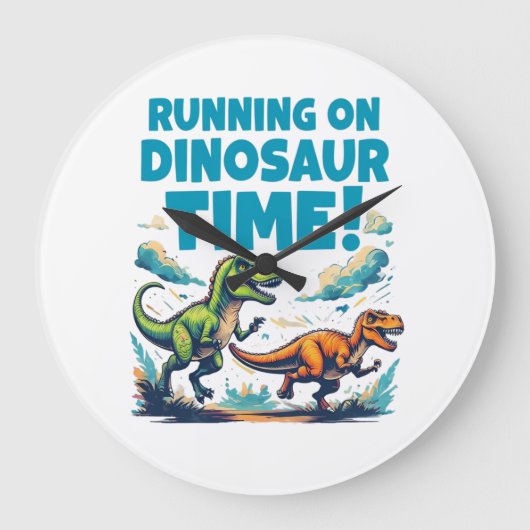 Running On ラージ壁時計 (正面)