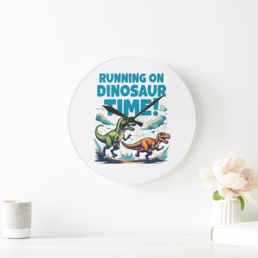 Running On ラージ壁時計 (ホーム)