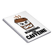 Running On Caffeine Funny Coffee Journal ノートブック (右側)