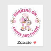 Running on Coffee and Chaos Sticker シール (シート)
