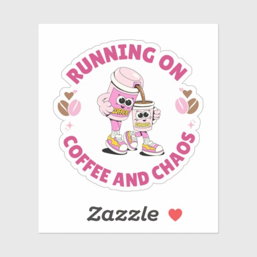 Running on Coffee and Chaos Sticker シール (シート)