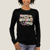 Running on coffee and love トライブレンドTシャツ (正面)