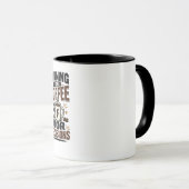 Running on Coffee & Poor Decisions マグカップ (正面右)