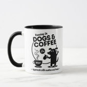 Running on Dogs and Coffee 11 oz. Combo マグカップ (左)