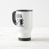 Running on Dogs and Coffee Travel Mug トラベルマグ (正面左)