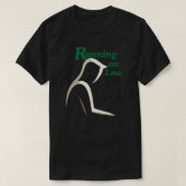 Running on Low Human Silhouette – Calm Low Energy  Tシャツ (デザイン正面)