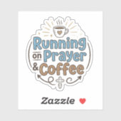 Running on Prayer & Coffee シール (シート)